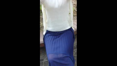 面接直後の女性