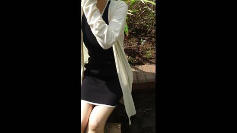 面接直後の女性